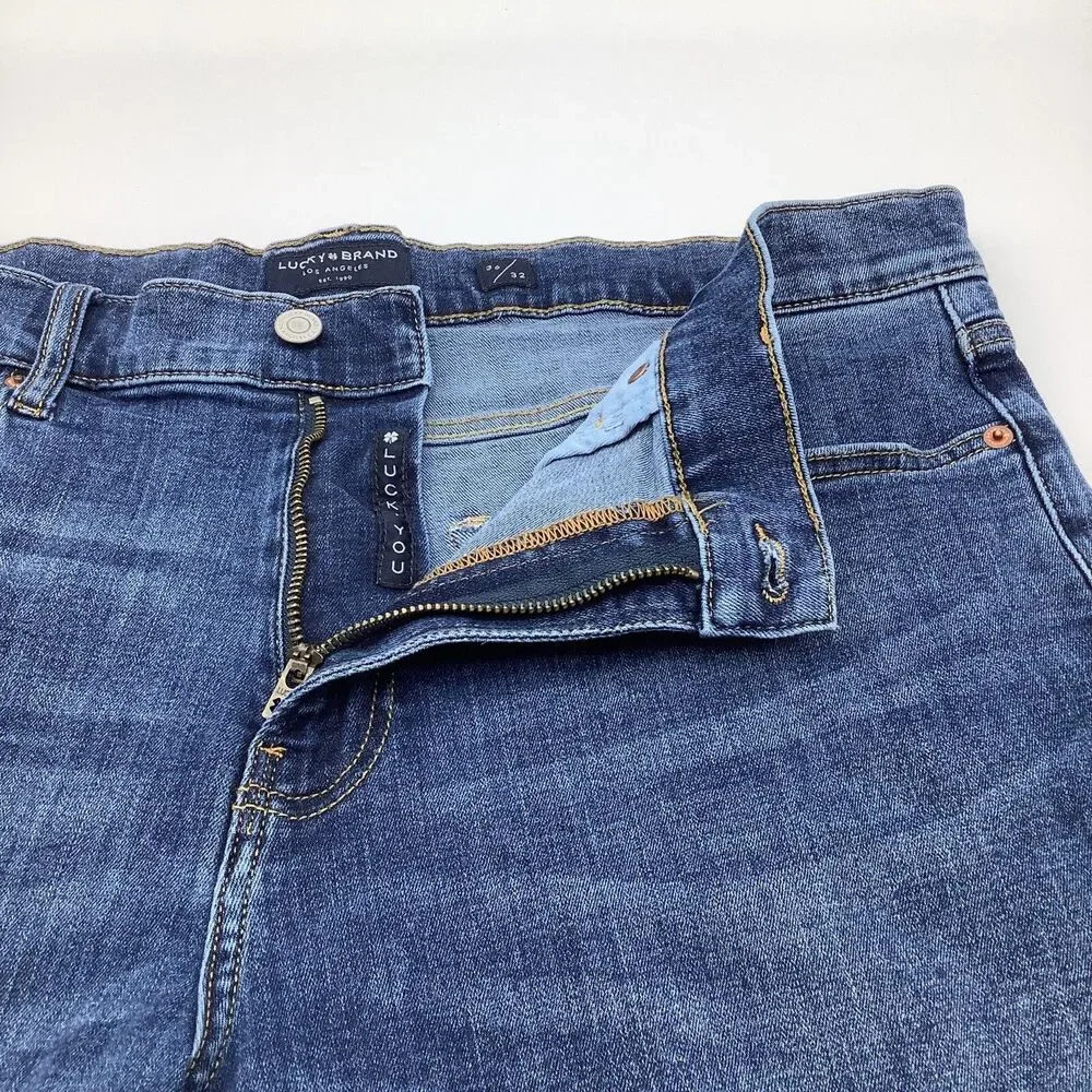 Lucky Brand Mens 410 Athletic Straight Denim Jeans Size 36 x 32 (Actual 38 x 31)